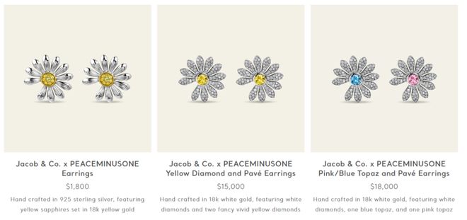 acob  Co联名雏菊耳环曝光铺货了瓦力游戏试玩仅需12w！权志龙 x J